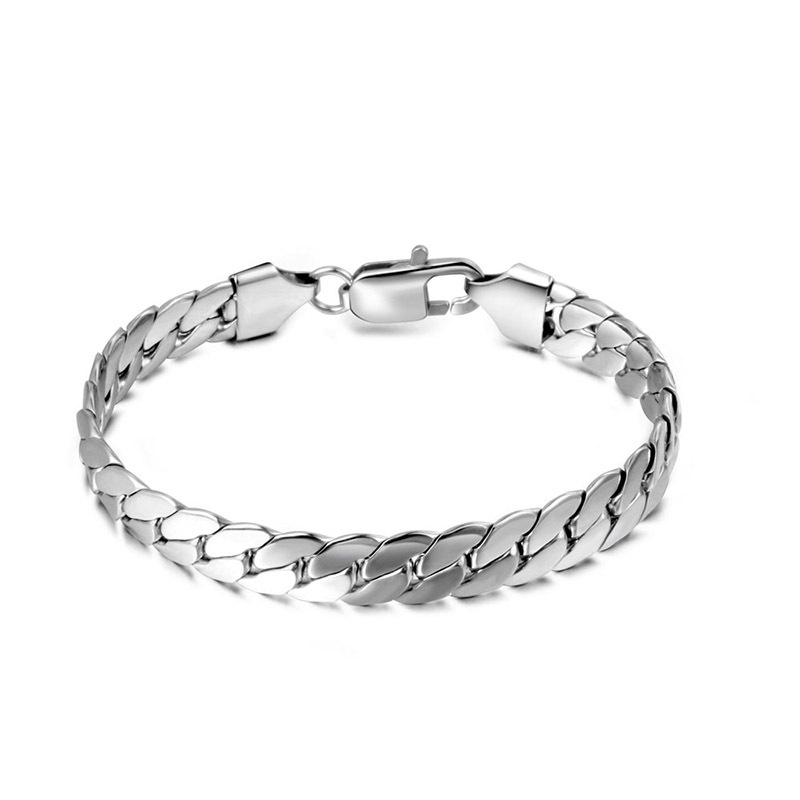 stainless steel simple bracelet