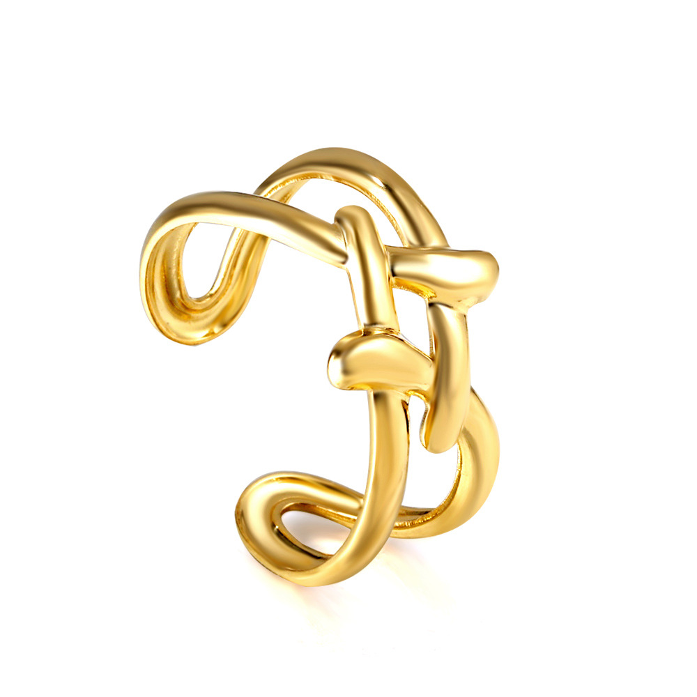 Trendy Split Ring—Modern Fingertip Style