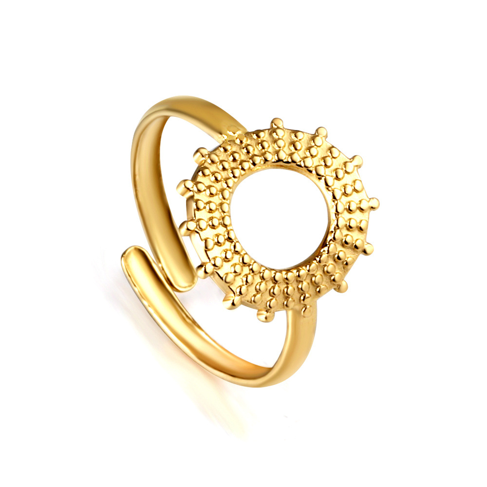 Modern minimalist open ring - the intertwining of fashion and purity