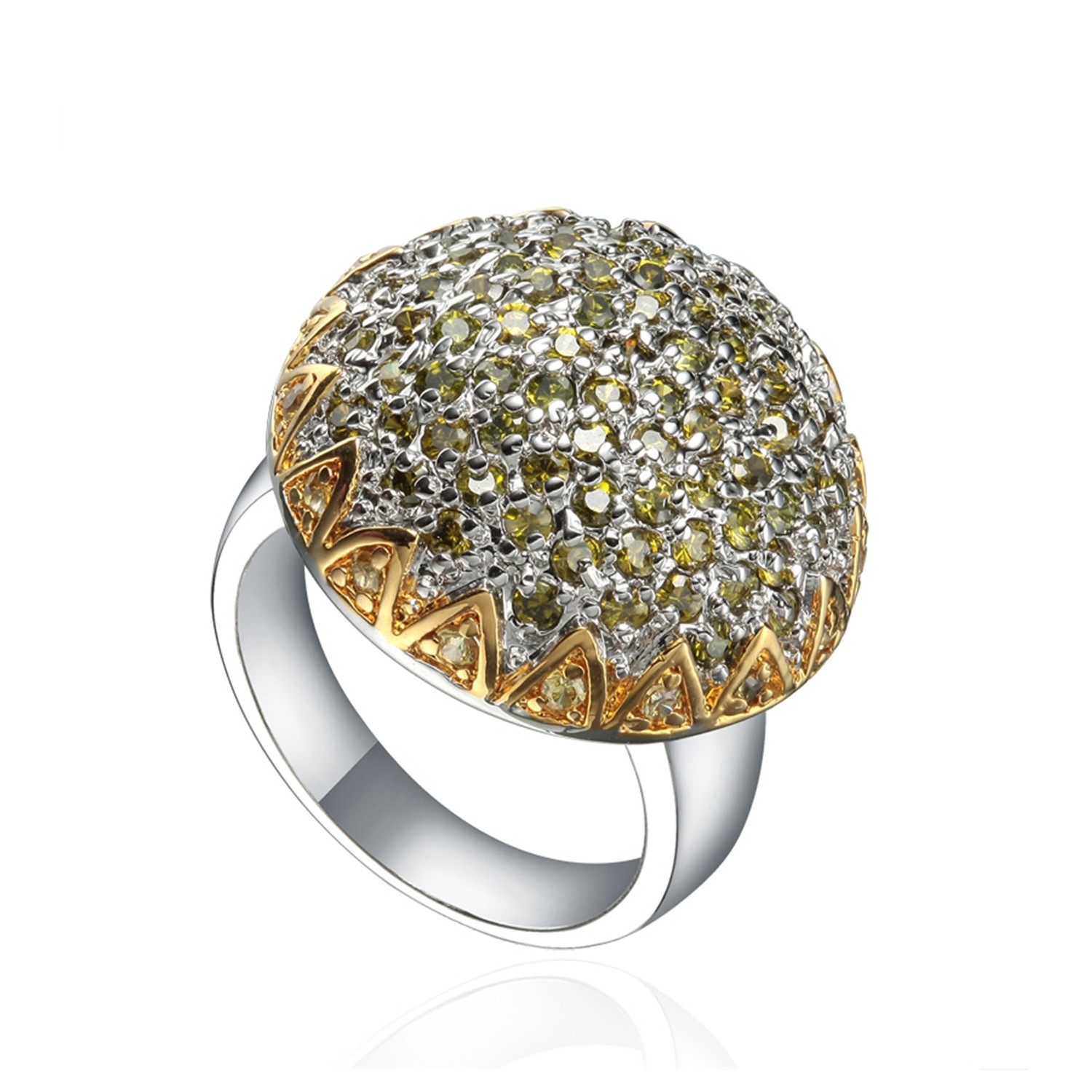 Luxury elegant 925 sterling silver ring jewelry CZ women rings jewellery manufacturer