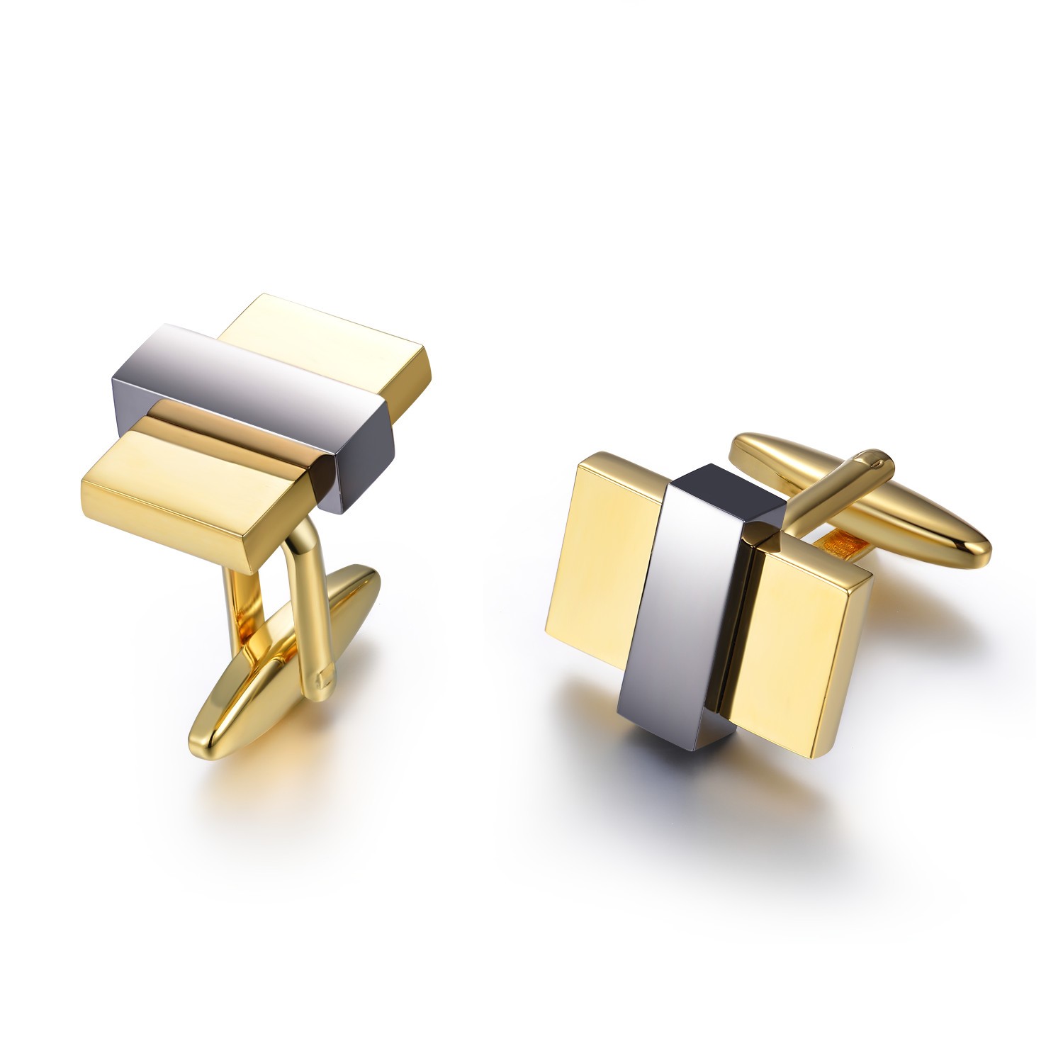 Classic High Polished Cufflink 925 Sterling Silver Cufflink Jewelry