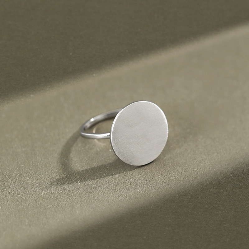 New Design plain simple 925 sterling silver Custom jewelry women ring
