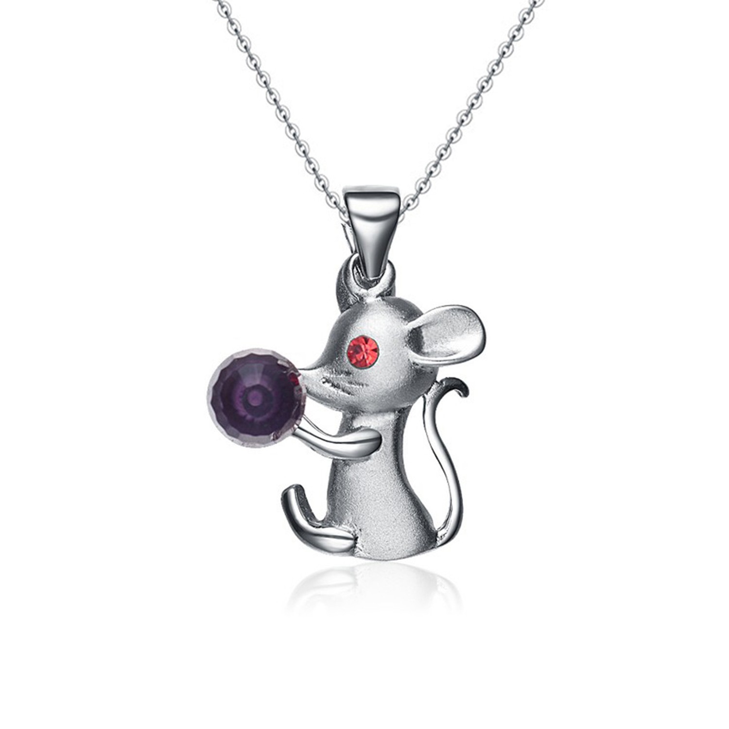 2021 Jewelry Fashion Necklace Set Women Design Charm Choker Cute Mouse Pendant Necklace jewelry
