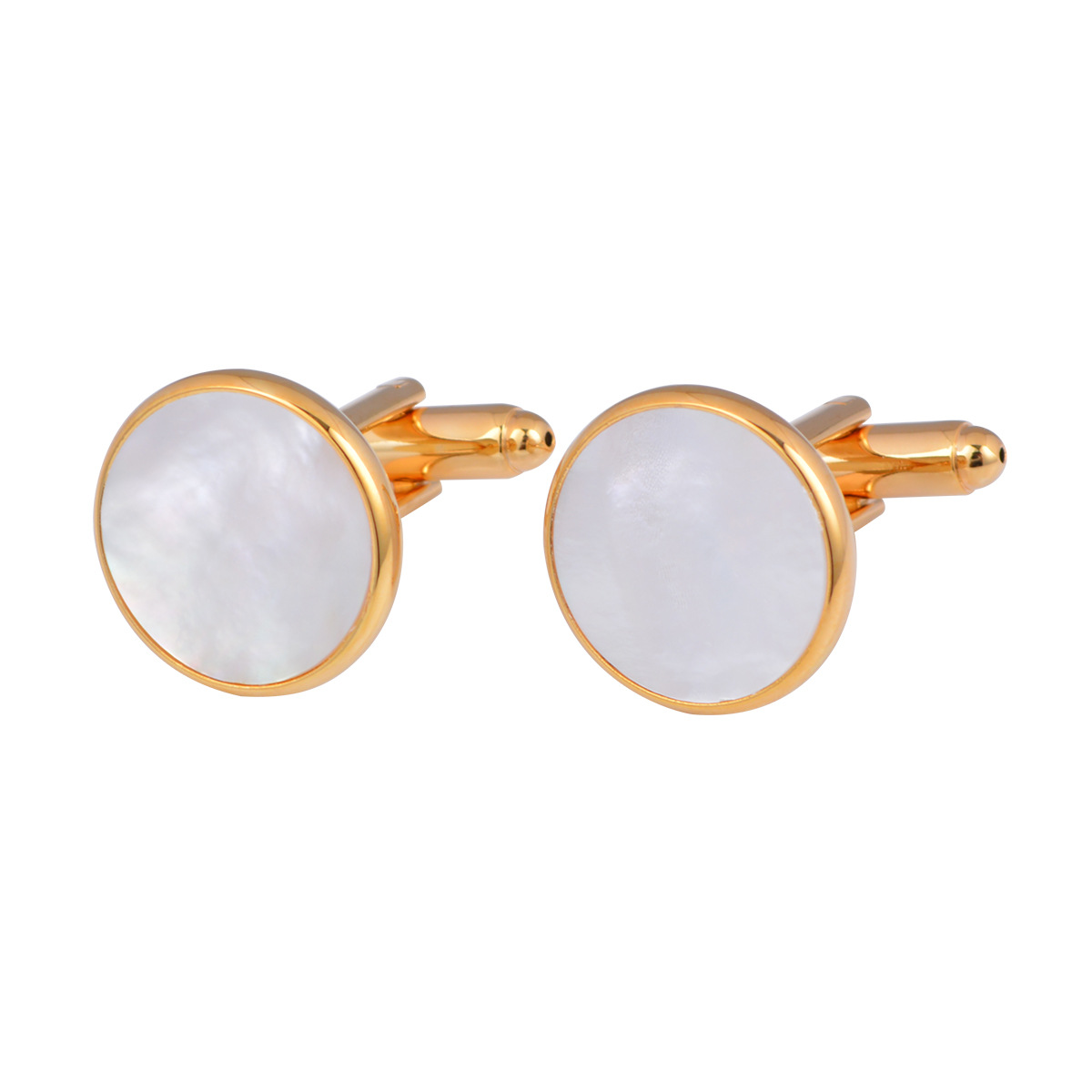 Brass Fashion Shell Cufflinks