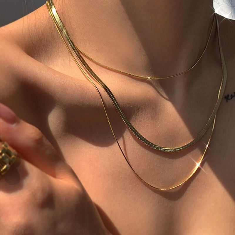 Herringbone necklace