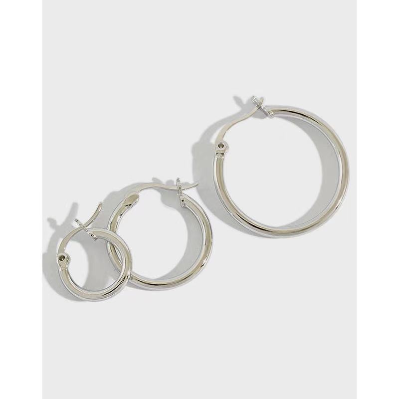 Jewelry earrings sterling silver earrings hoop earrings women(图3)