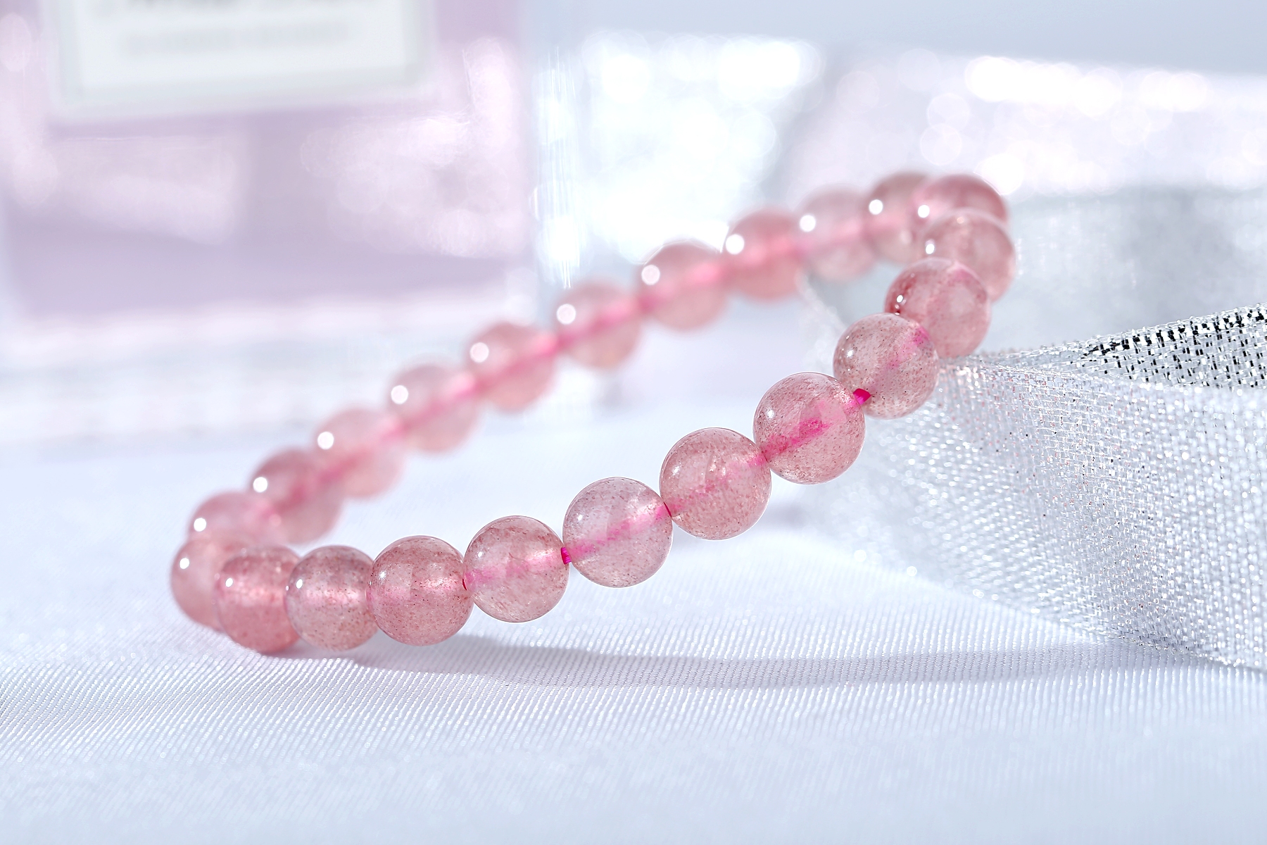 Beads Bracelet Women Jewelry High quality Pink Beads Bracelets Jewelry Manufacturer(图2)