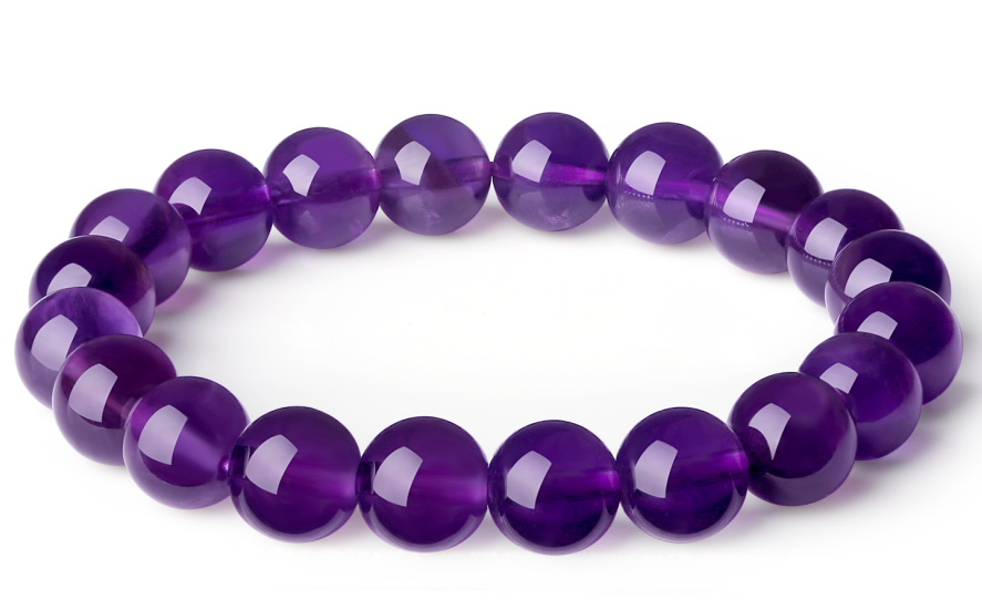 Custom High quality Bracelet Women Jewelry Purple Beads Bracelets(图1)