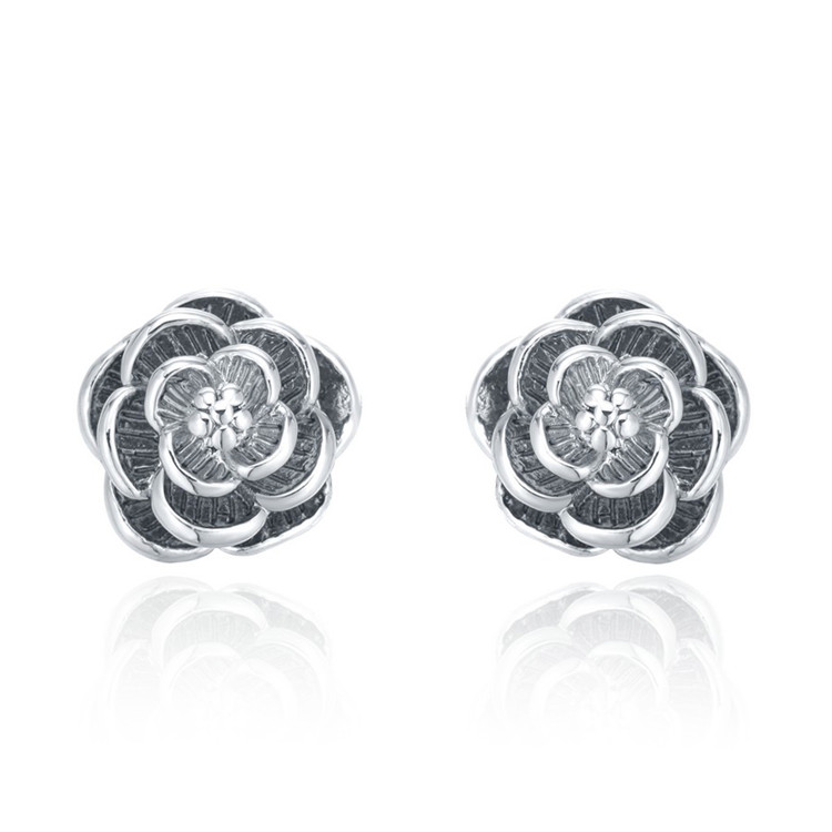 Custom Wholesale High-Grade Unique Designs 925 Silver Stud Earrings(图4)