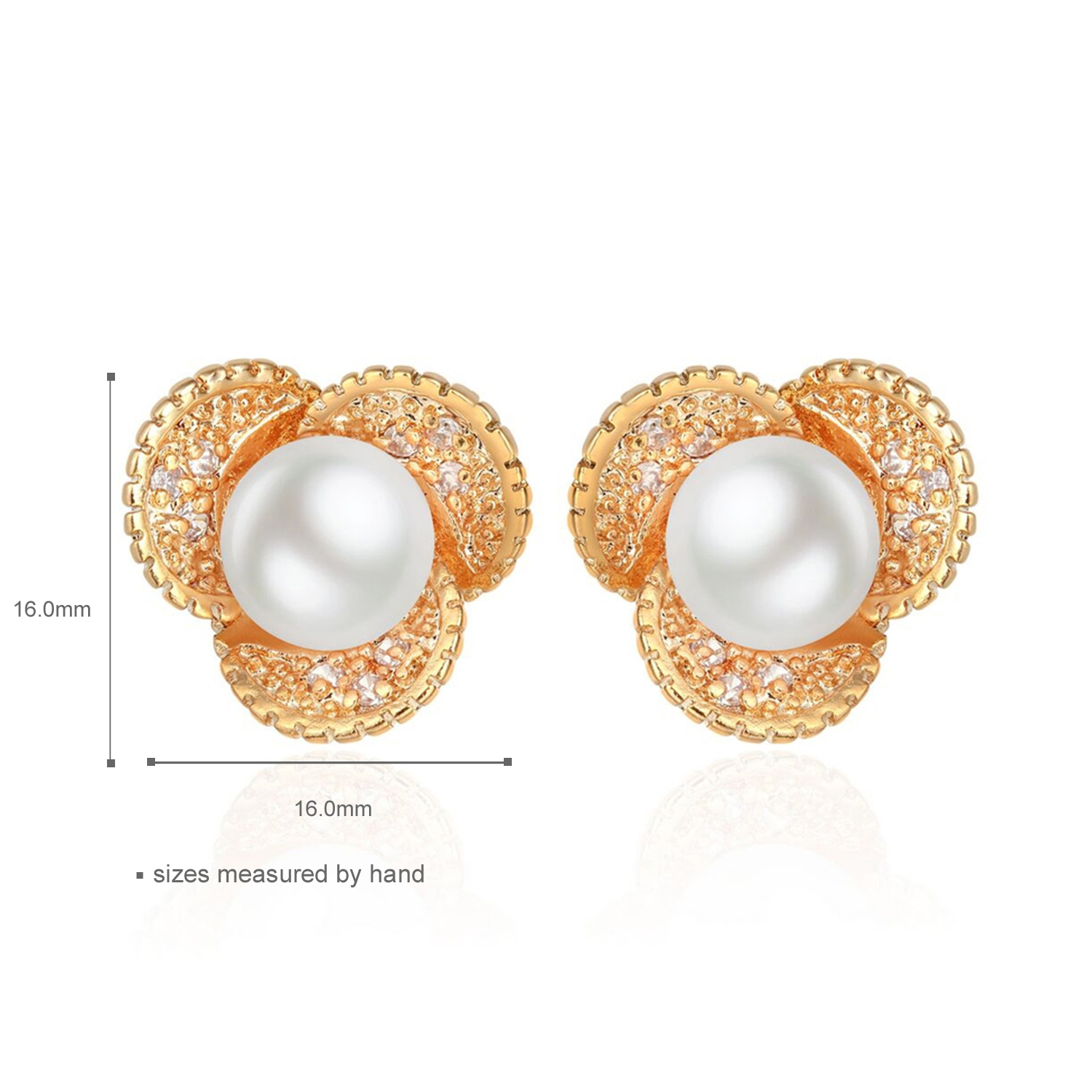 Jewelry Manufacturer 925 sterling silver Pearl Jewelry Set Sliver Necklace Ring Gold Plated(图2)