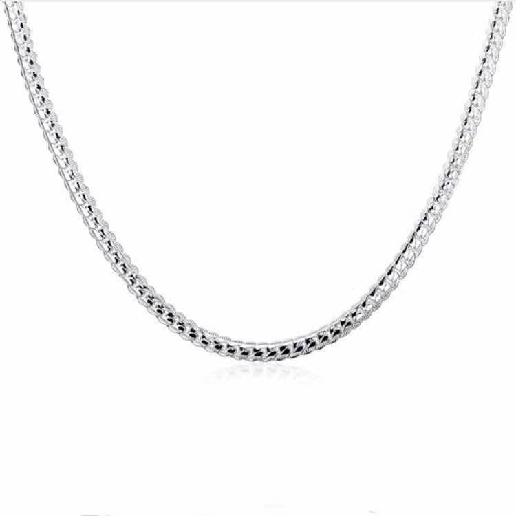 High Quality Widely Used In 2021 Rhodium Plated 18k Gold Jewelry Mens Chain Necklace(图9)