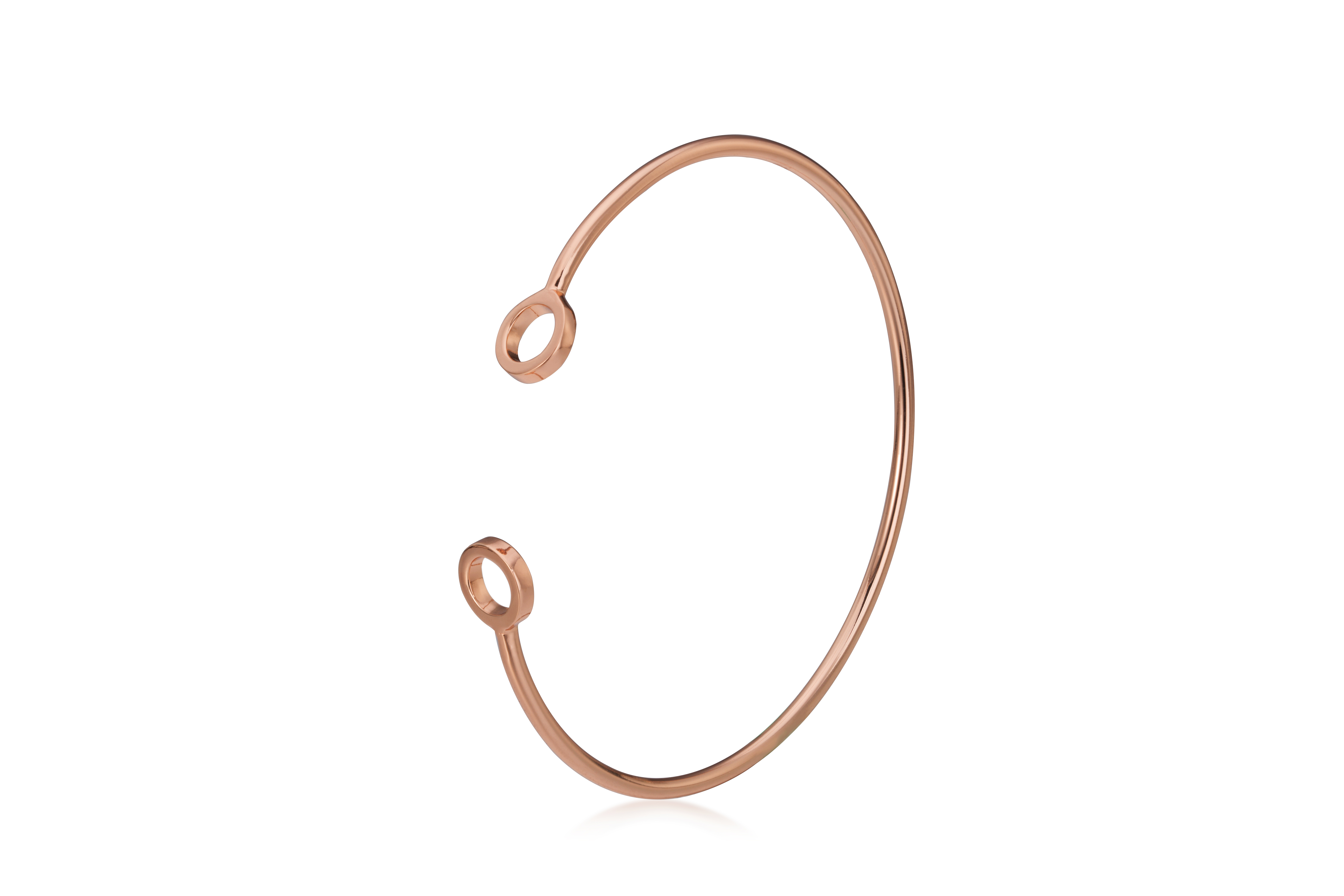 Good design brass bracelet rose gold plated bangles for party women elegant 14k gold plated jewelry (图3)