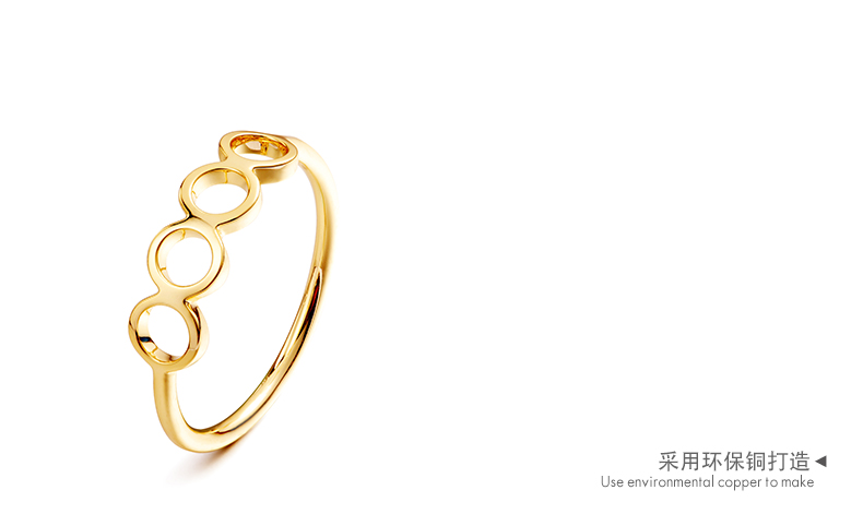 Jewelry Factory High Quality Brass 14k Gold Plated Women Jewelry(图6)