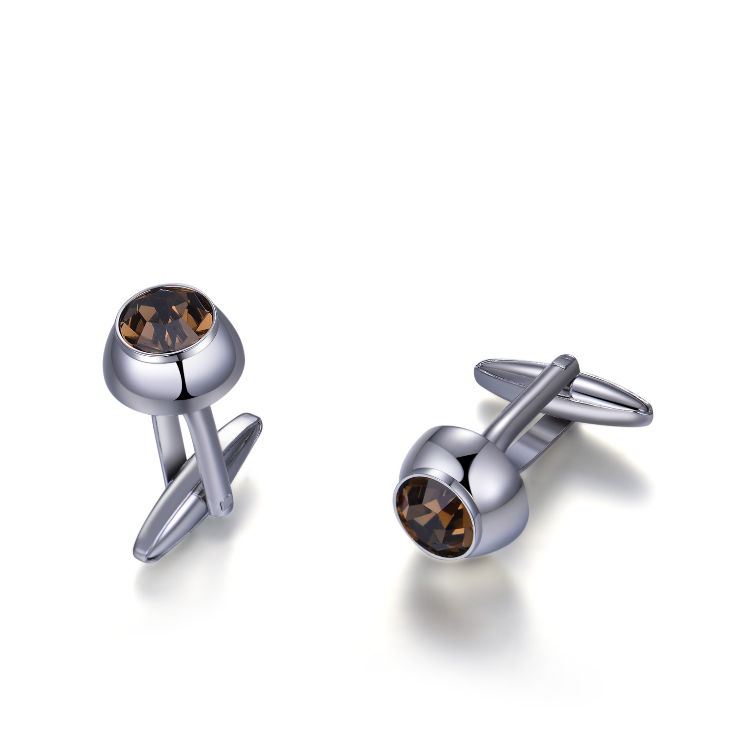 Wholesale manufacturer gift sterling silver cufflinks for mens(图1)