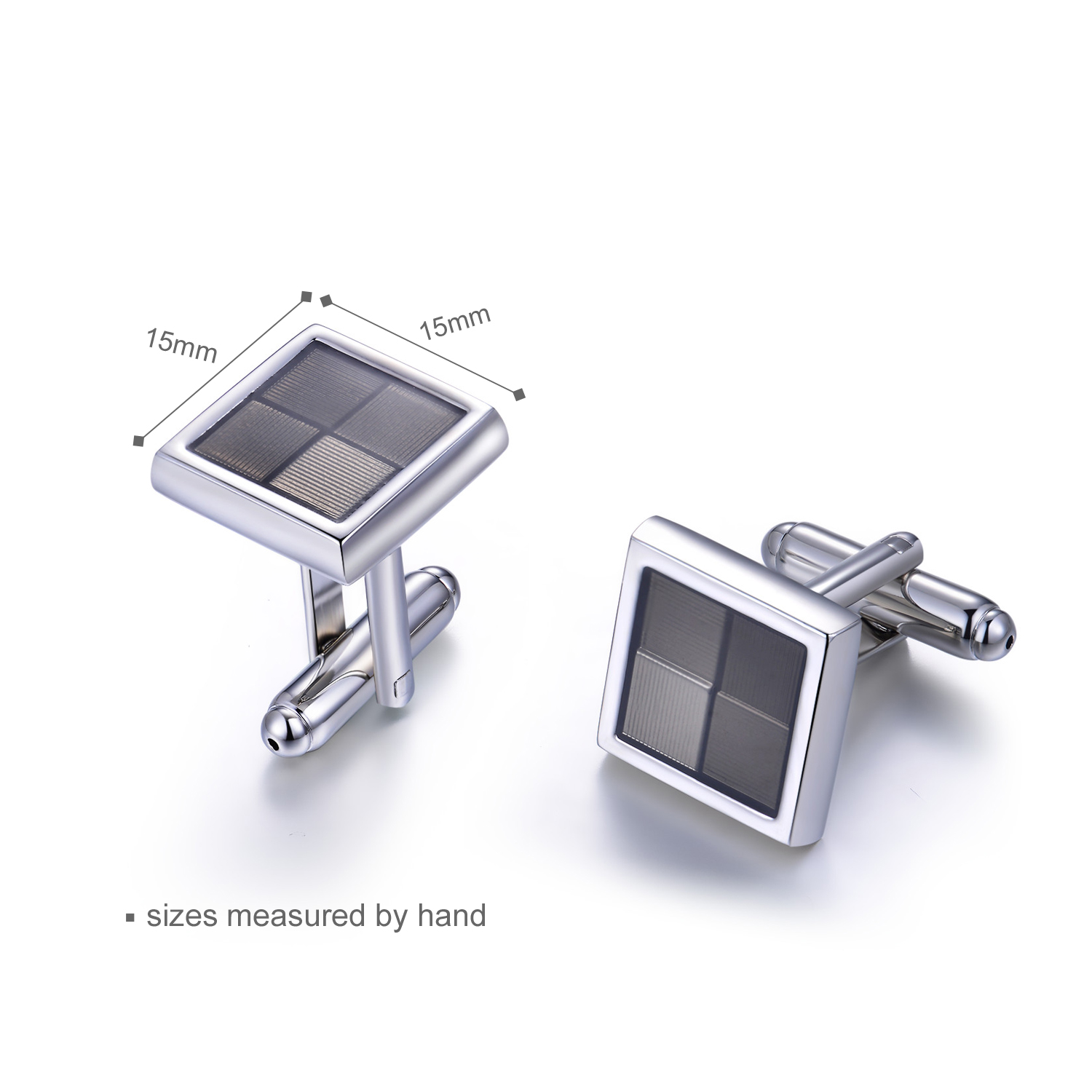 high quality cubic zirconia 925 sterling silver custom suit shirt cufflinks for men(图7)