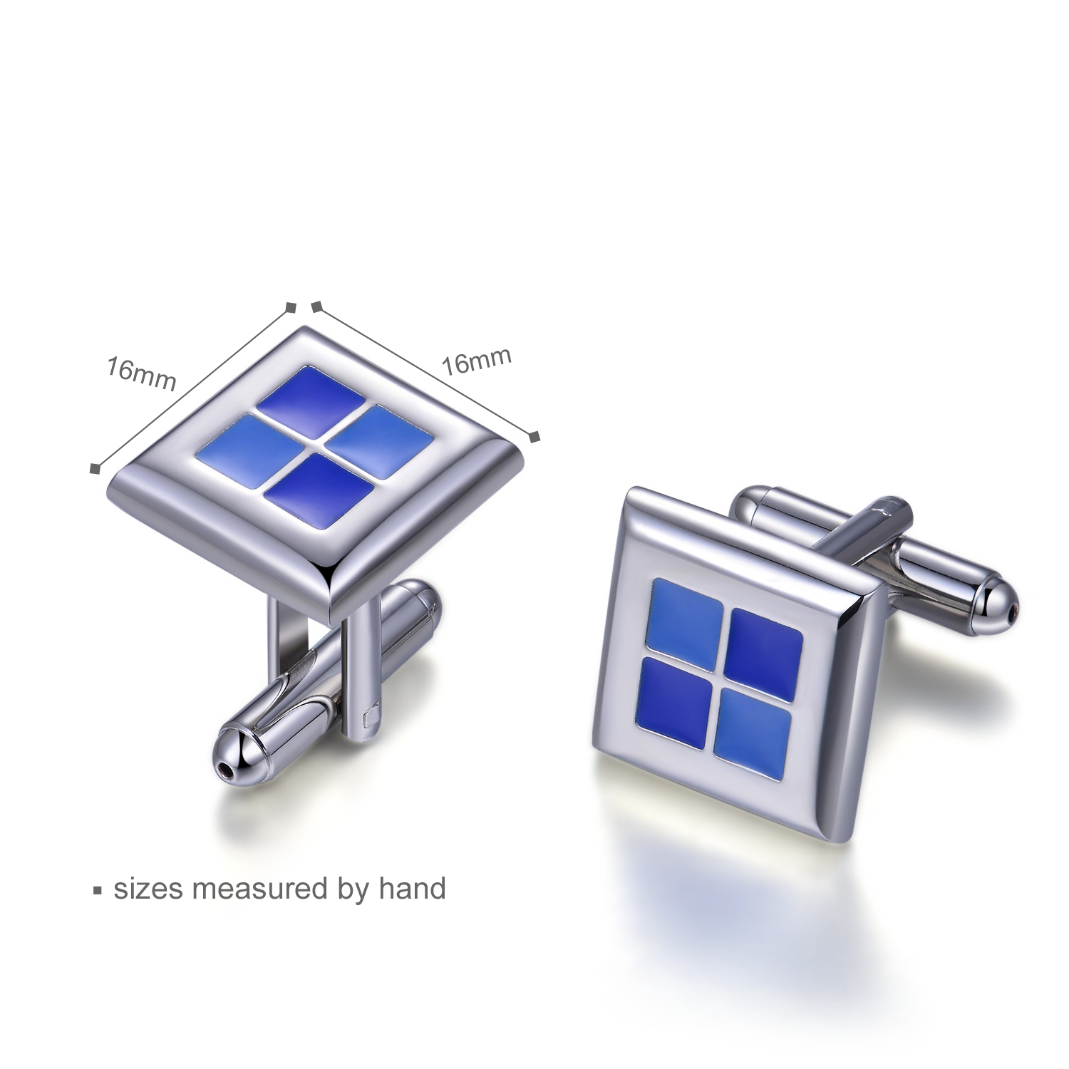 custom fashion mens jewelry high quality 926 sterling silver luxury mens cuff links(图7)