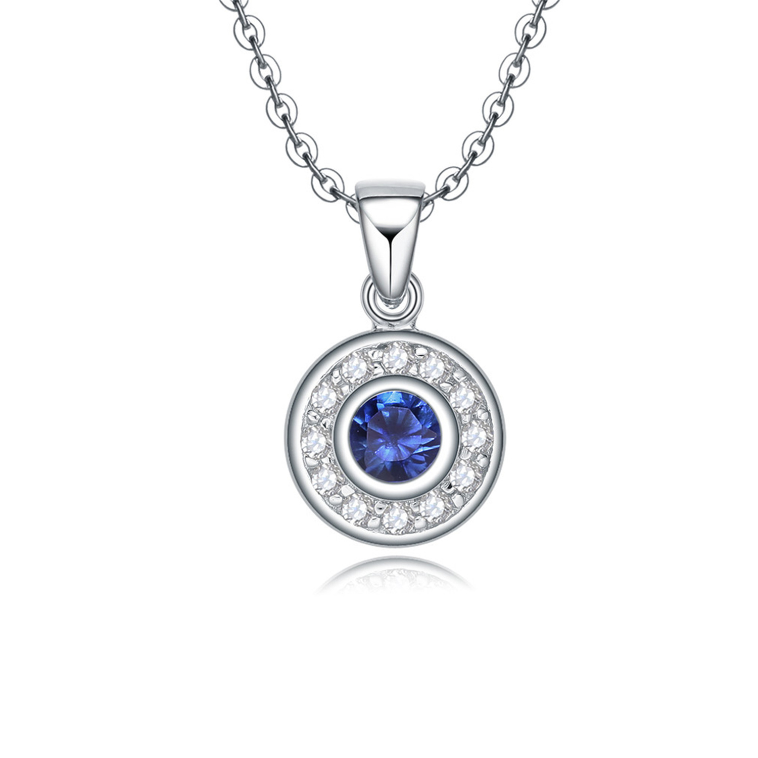 Luxury Women Accessories Vintage Blue Sapphire Cubic Zirconia Jewelry Set(图9)