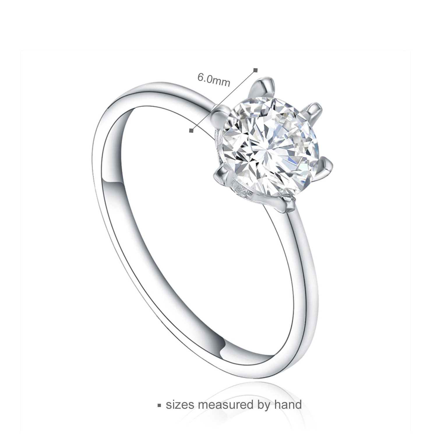 Designer minimalist zircon engagement jewelry wholesale fashion 925 sterling silver ring couple ring