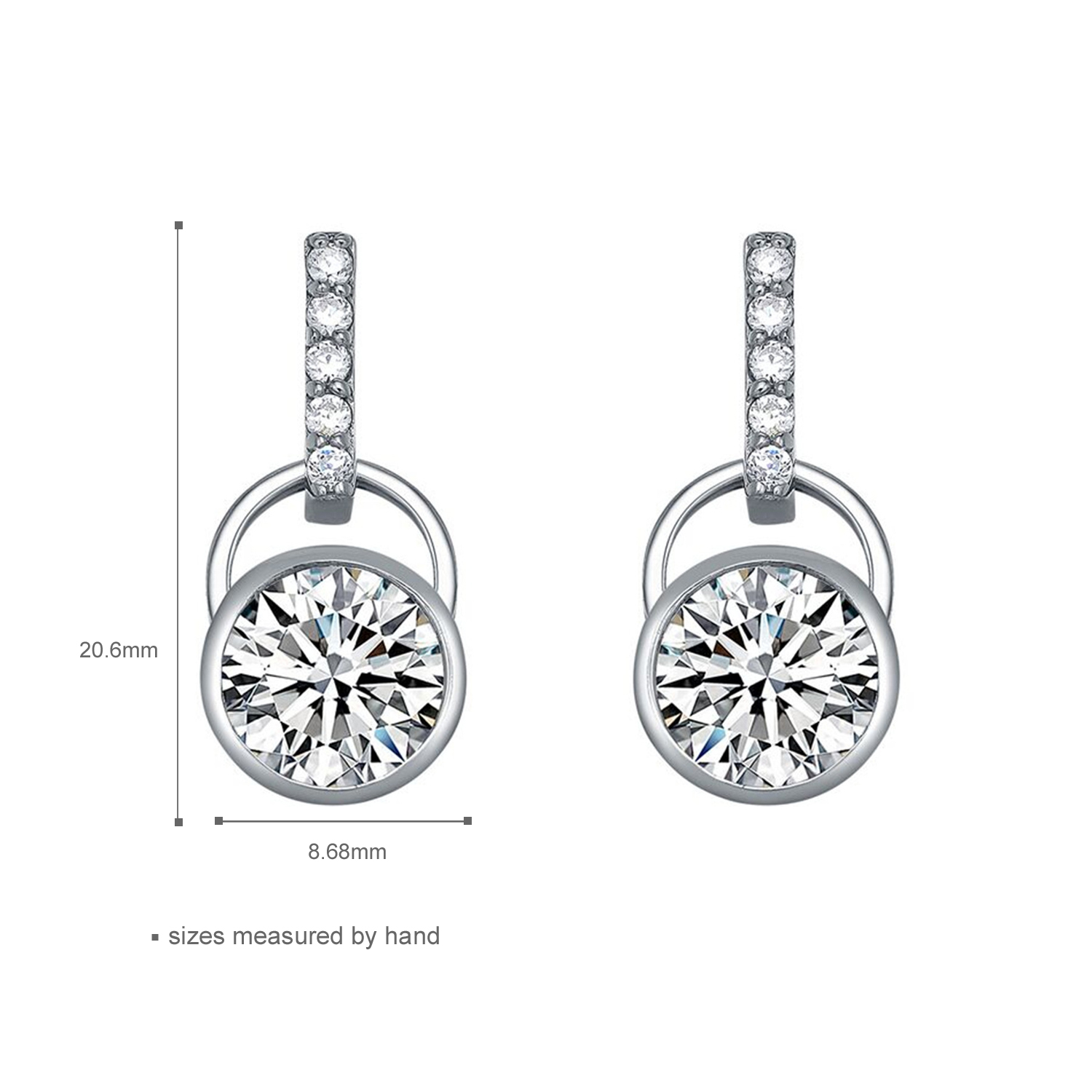  925 Sterling Silver Cubic Zirconia Women Accesories Luxury High Quality Jewelry Set(图5)