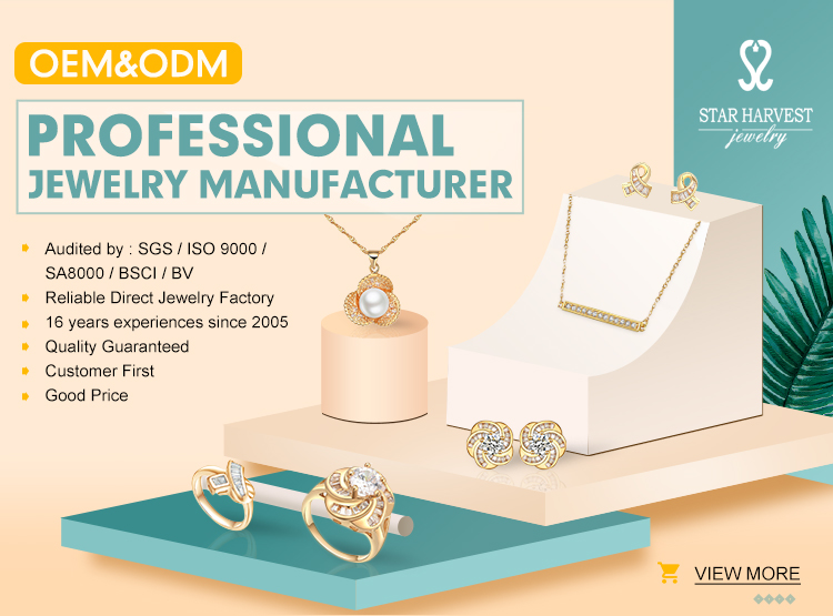 Women Necklace Earrings Ring Bracelet Luxury Bridal 925 Sterling Silver Gold Plated Jewelry Set(图1)