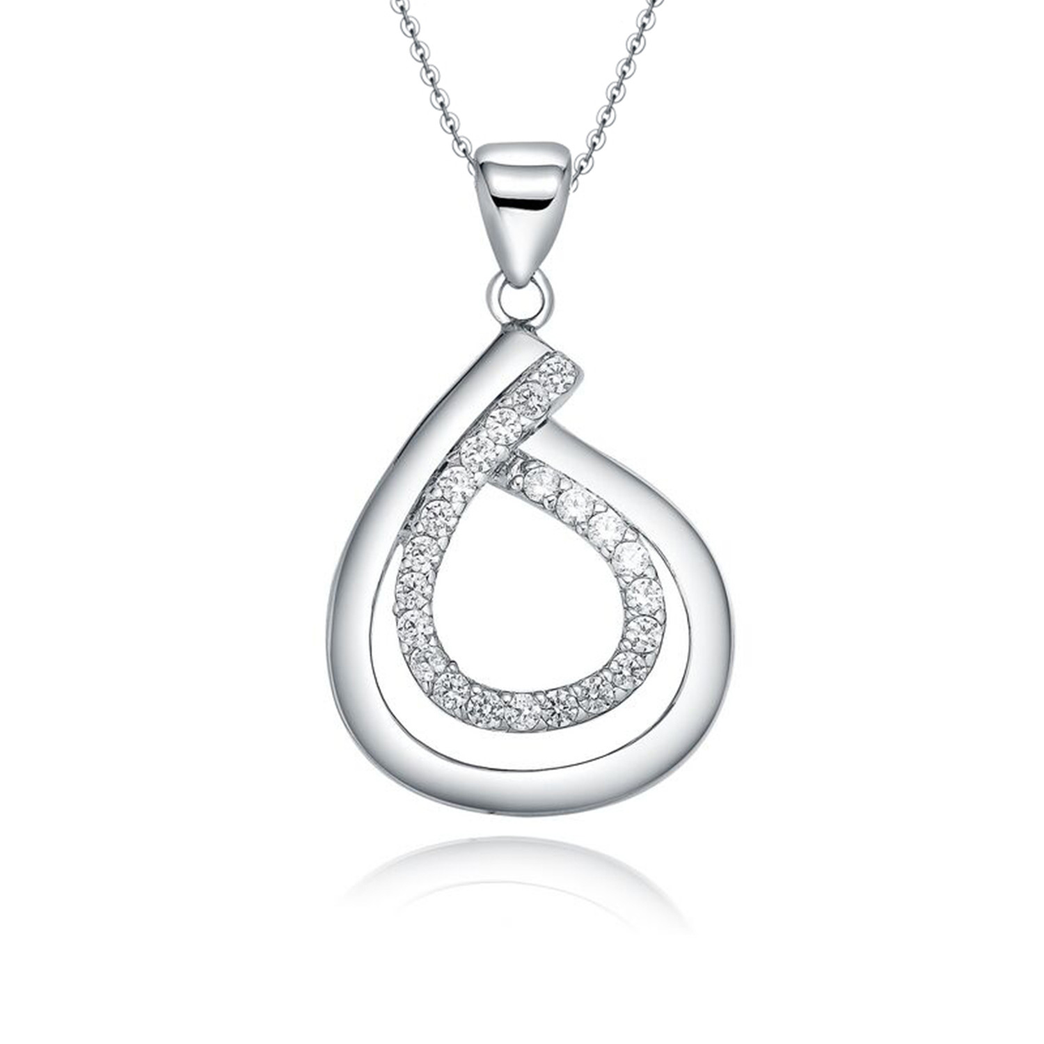 Hot Selling 925 Sterling Silver Necklace Earrings /Elegant Pendants Jewelry Sets for Women(图4)