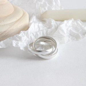 Jewelry Manufacturer 925 sterling silver rings scandinavian design ring women