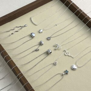 Elegant Minimalist S925 Sterling Silver Jewelry Dainty Necklace Summer Essential Hypoallergenic Lightweight Layering Chain