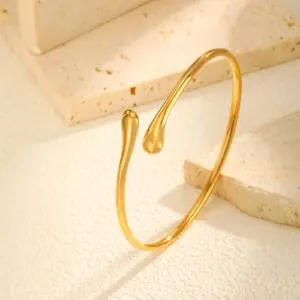 Silver jewelry bracelet for women minimalist stainless gold