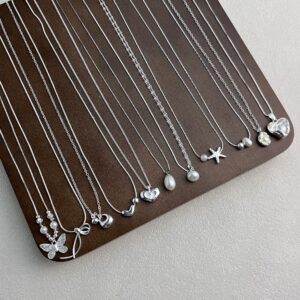 Cool Tone Sparkling Zirconia 925 Sterling Silver Choker Necklace Elegant Minimalist Design Silver Jewelry for Women