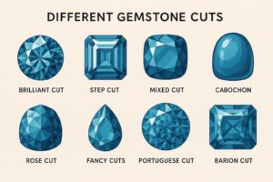 different gemstone cuts