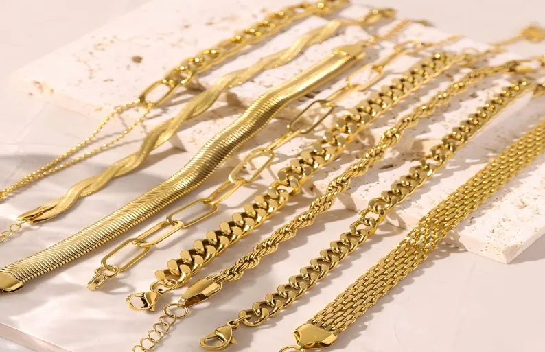 gold plated stainless steel jewelry