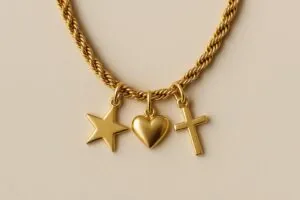 rope chain with pendant