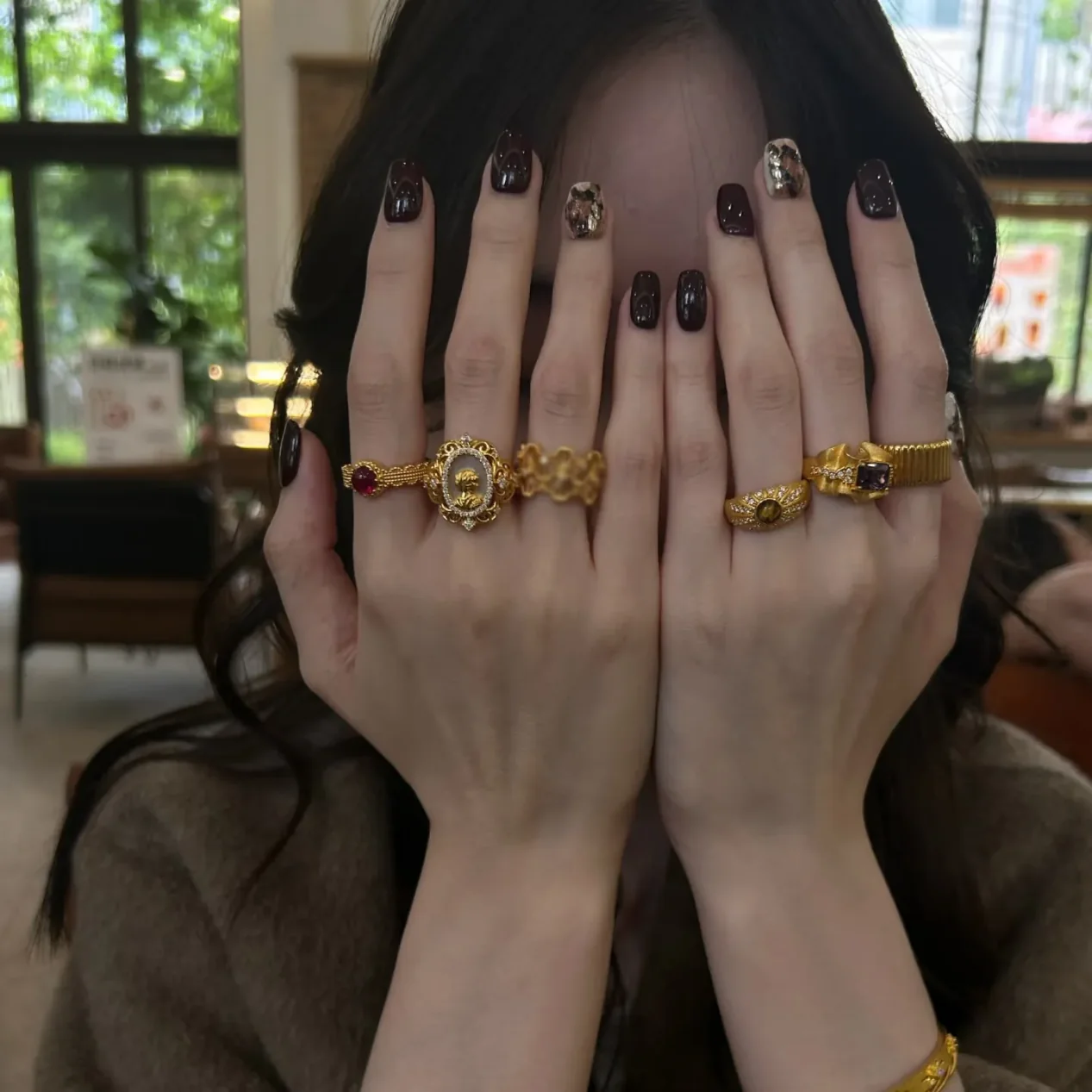 Statement Brass Rings